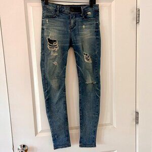 RTA Women's Distressed Skinny Jeans Size: 26